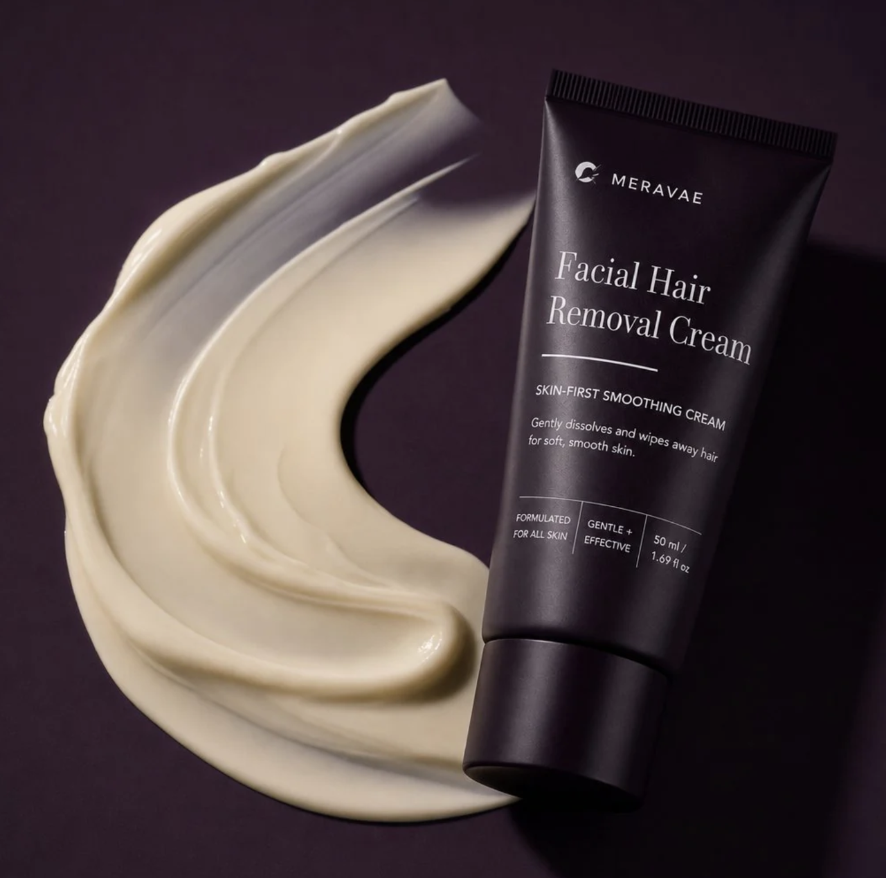 Meravae facial hair removal cream texture