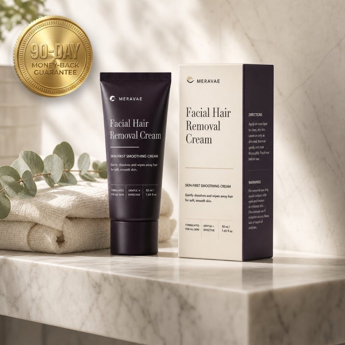 Meravae Facial Hair Removal Cream