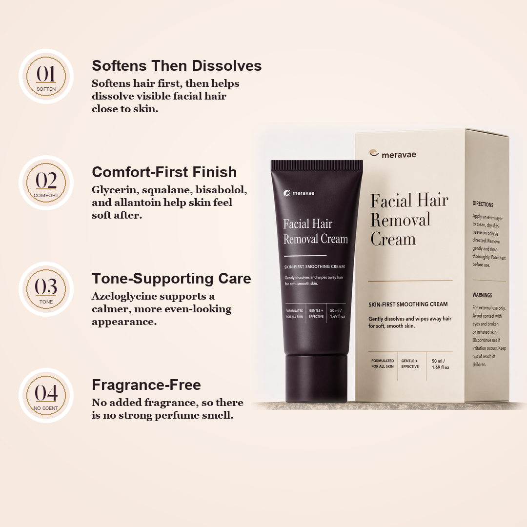 Meravae Facial Hair Removal Cream