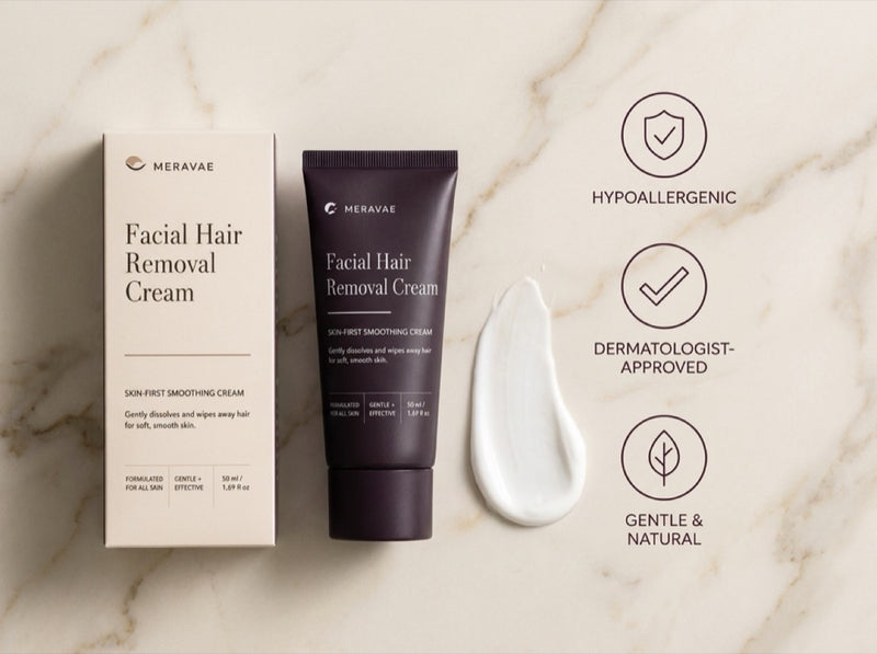 Fragrance-free Meravae cream, unscented and pure